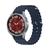 Pulseira Silicone Oceano Curva Para Galaxy Watch 6 Classic Azul Escuro