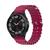 Pulseira Silicone Oceano Curva Para Galaxy Watch 6 Classic Vinho