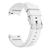 Pulseira Silicone Para Samsung Galaxy Watch 4 40mm/ 44mm - Galaxy Watch 4 Classic 42mm/ 46mm Branco
