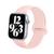 Pulseira Silicone Sport 41mm Compatível Apple Watch 7 Rosa-sand