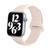 Pulseira Silicone Sport 41mm Compatível Apple Watch 7 Bege