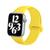 Pulseira Silicone Sport 41mm Compatível Apple Watch 7 Amarelo