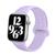 Pulseira Silicone Sport 41mm Compatível Apple Watch 7 Lilás