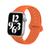 Pulseira Silicone Sport 41mm Compatível Apple Watch 7 Laranja