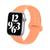 Pulseira Silicone Sport 41mm Compatível Apple Watch 7 Papaya
