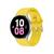 Pulseira Silicone Sport C/fecho Redge Samsung Galaxy Watch5 Amarelo