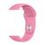 Pulseira Silicone Sport Compatível Com Microwear-U9 Ultra 9 Rosa Chiclete