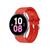 Pulseira Silicone Sport Redge Samsung Watch5 + Vidro 9h Vermelho