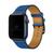 Pulseira Single Tour Diagonal Compatível com Apple Watch Azul-France