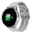 Pulseira Smartwatch P70 P80 T80 Silicone 20mm - Varias Cores CINZA