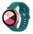 Pulseira Smartwatch P70 P80 T80 Silicone 20mm - Varias Cores VERDE DARK