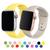 Pulseira Smartwatch Silicone M/L 42/44mm Masculino Grande Cores Relógio Inteligente Amarelo