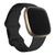 Pulseira Sport Borboleta compativel com Fitbit Versa 4 e Versa 3 - Fitbit Sense e Sense 2 Preto