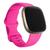 Pulseira Sport Borboleta compativel com Fitbit Versa 4 e Versa 3 - Fitbit Sense e Sense 2 Pink