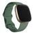 Pulseira Sport Borboleta compativel com Fitbit Versa 4 e Versa 3 - Fitbit Sense e Sense 2 Oliva