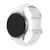 Pulseira Sport Borboleta compativel com Samsung Galaxy Watch 4, Galaxy Watch 4 Classic, Galaxy Watch 5, Galaxy Watch 5 PRO Branco