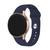 Pulseira Sport Lisa compativel com Samsung Galaxy Watch 4, Galaxy Watch 4 Classic, Galaxy Watch 5, Galaxy Watch 5 PRO Azul Marinho