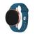 Pulseira Sport Lisa compativel com Samsung Galaxy Watch 4, Galaxy Watch 4 Classic, Galaxy Watch 5, Galaxy Watch 5 PRO Azul Cyan