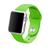 Pulseira Sport Lisa Silicone Compatível Apple Watch e IWO 42mm, 44mm, 45mm e 49mm Verde Limão