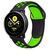 Pulseira Sport Premium Samsung Galaxy Watch Active 1/2 20mm PRETO C/ VERDE