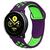 Pulseira Sport Premium Samsung Galaxy Watch Active 20mm ROXO C/ VERDE