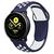 Pulseira Sport Premium Samsung Galaxy Watch Active 20mm AZUL MARINHO C/ BRANCO