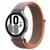 Pulseira tiras autocolantes Samsung Galaxy Watch + Pelicula de Vidro Cinza c/ Laranja