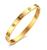 Pulseiras Braceletes Femininos Vanglore 1250 Aço Inoxidável Com Pedras Banhado A Ouro ou Prata Garantia 12 meses Dourado