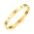 Pulseiras Braceletes Femininos Vanglore 1252 Aço Inoxidável Banhado A Ouro ou Prata Garantia 12 meses Dourado