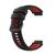 Pulseiras Nsmart compatível com Garmin Forerunner modelos 220 230 235 620 630 735 735xt Preto com vermelho