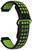 Pulseiras Nsmart compatível com Garmin Forerunner modelos 220 230 235 620 630 735 735xt Preto com verde nk