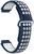 Pulseiras Nsmart compatível com Garmin Forerunner modelos 220 230 235 620 630 735 735xt Azul com branco