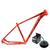 Quadro aro 29 Bike MTB First Lunix Tapered + Caixa de Direção Esferada Vermelho preto fosco