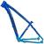 Quadro Bicicleta Aro 29 Mtb Safe Alumínio Cabeamento Interno com Gancheira Azul, Azul safira