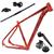 Quadro de bicicleta aro 29 Com KIT Com KIT  First Lunix Bike Vermelho preto fosco