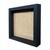 Quadro Decorativo Moldura Caixa Alta Preto 25x25cm Branco