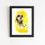 Quadro Decorativo Pet Personalizado Do Seu Cachorro Gato Aquarela Amarelo