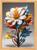 Quadro Flor simbolizando força Madeira Natural 