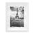 Quadro Torre Eiffel Kapos Branco 43x33cm Branco