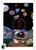 Quebra cabeça 120pcs Astronauta Espaço Galáxia Planetas 3