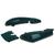 Rabeta Completa Kit 3 Peças Yamaha Ybr 125 Cromo Forte 2000 a 2008 VERDE 2006 - 2007