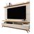 Rack com Painel Para Sala Vivare Wood 1.8 Tv 72 Pol. - 3 Gav Off White/Nature