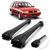 Rack de Teto Travessa Slim Quantum Wagon 1991 A 2022 Preto Prata 45Kg Preto