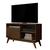 Rack de TV ate 40" para Sala Pequena Retro Fenix Wood Giga Moveis Cedro