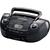 Rádio Boombox NBX-06, Entradas USB e Auxiliar, Rádio FM, MP3 Player, Display Digital, 3.4W RMS - Mondial Preto