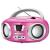 Rádio Mondial 6W Rms USB CD FM MP3 - BX-15 Rosa