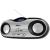 Rádio Philco 15W Rms USB SD CD FM Bluetooth MP3 - PB329BT Prata