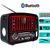 Rádio Portátil Retro Bateria Interna Recarregável Am/fm Bluetooth Lanterna Falante 3w LE601 Vermelho