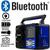 Radio Retro Com Bluetooth Fm Am Mp3 Alta Sensibilidade Recarregável USB Cartão Sd - ATURN SHOP AZUL