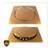 Ralo Click 10x10 Cm Inteligente Cores Em Aço Inox Banheiro Dourado